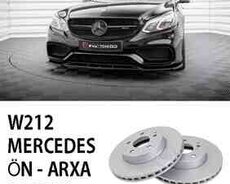 Mercedes W212 ön və arxa əyləc diski