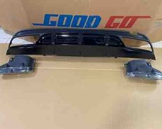 Mercedes W205 diffuzer və səsboğucu başlığı