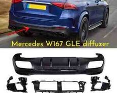 Mercedes W167 GLE diffuzer