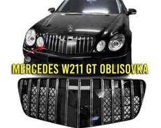 Mercedes W211 GT radiator barmaqlığı