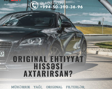 orijinal ehtiyat hissələri