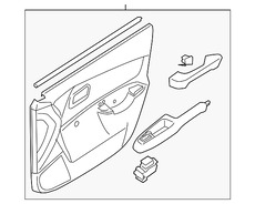 823011E060Fz - qapı obivkası - Hyundai Accent orijinal