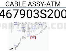 467903S200-karobkanin trosu Hyundai orijinal