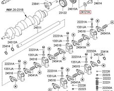 2412193000-şpilka Hyundai orijinal