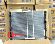 Bmw g30, g31, b58 mühərrik su radiatoru