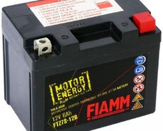 moto fiamm agm 12v 6ah r+ 90a ftz7s-12b