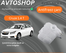 Chevrolet Cruze 1.4 turbo antifriz deposu