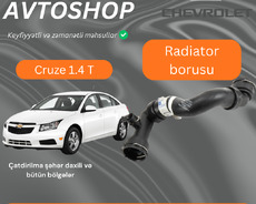 Chevrolet Cruze 1.4 turbo radiator borusu sensorlu