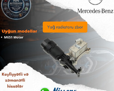 Mercedes-Benz m651 motor yag radiatoru