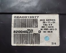 Renault megane Ii cihazlar paneli (Pribor Paneli) 8200402241