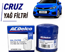 Chevrolet cruze yağ filtr