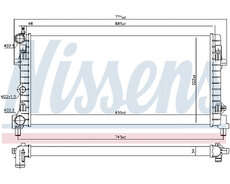Volkswagen polo 2009- Seat ibiza v 2009- su radiatoru nissen