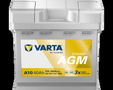 Аккумулятор Varta Dynamic Agm A10 40 Ah R+ 420 A 550901054