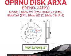 Bmw E70 F15 E71 arxa opornu